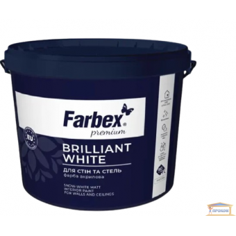 Зображення Фарба інтер'єрна ВДА Brilliant White біла матова 4,2 кг купити в procom.ua
