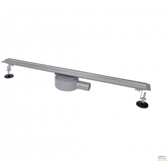 Изображение Трап 700 мм сифон поворот 360, СЛИМ комб. гидрозатвор купить в procom.ua