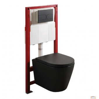 Изображение Инсталляция MIXXUS PREMIUM BEVEL-SET-2101 BLACK МАТ +унит. купить в procom.ua