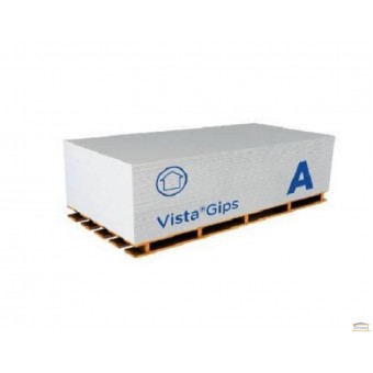 Зображення Гіпсова плита VistaGips 12.5*1200*2500 купити в procom.ua