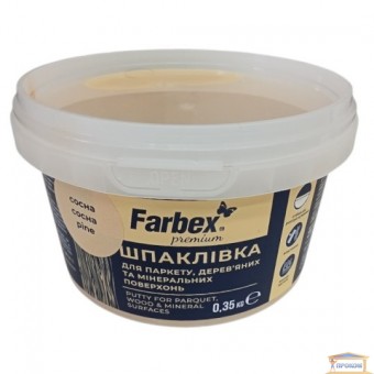 Зображення Шпаклівка паркета,дерев.и мин.поверх. сосна Farbex 0,35кг купити в procom.ua