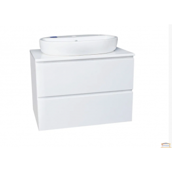 Изображение Тумба  Амальфи 70 т со столешн +умывальник Caspia 60 овал купить в procom.ua