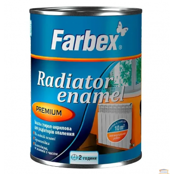 Изображение Эмаль акриловая для радиаторов Farbex  0,75 л купить в procom.ua