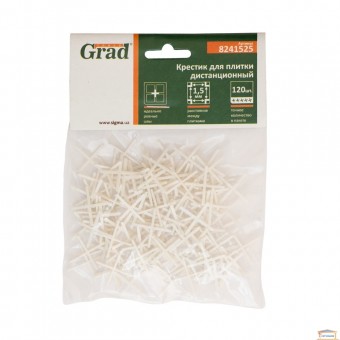 Изображение Крестики для плитки 1,5 мм 120шт 8241525 купить в procom.ua