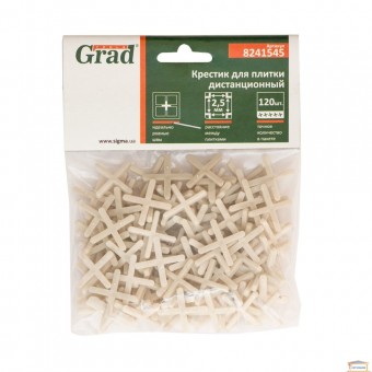 Изображение Крестики для плитки 2,5 мм 120шт 8241545 купить в procom.ua