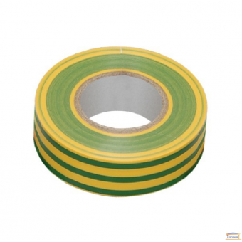 Зображення Ізолента ПВХ зелено-жовта 19мм*20м 10-712 купити в procom.ua