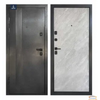 Изображение Двери метал. БЦ Буковель черный муар /бетон 960 мм  правая купить в procom.ua