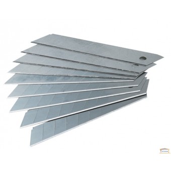 Зображення Лезо для ножа 18 мм 7 сигментів наб. 10 шт 17-0548 купити в procom.ua