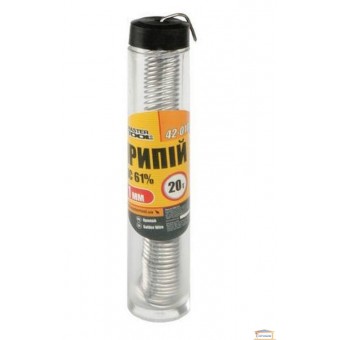 Зображення Спираль Припой ПОС 61 % d 1 мм 20 г 42-0108 купити в procom.ua