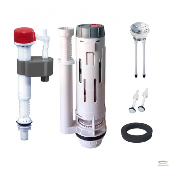 Изображение Арматура КОER двухкноп с нижн подключением КТ-0302 1/2 купить в procom.ua