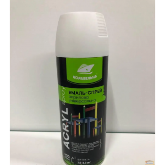 Изображение Эмаль -спрей акриловая ACRYL SPRAY белый мат 9003 400 мл купить в procom.ua