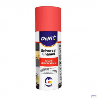 Зображення Емаль аерозоль Delfi універсальний срібло 400 мл купити в procom.ua