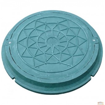 Зображення Люк полімерний зелений із запірним механізмом 780 мм купити в procom.ua