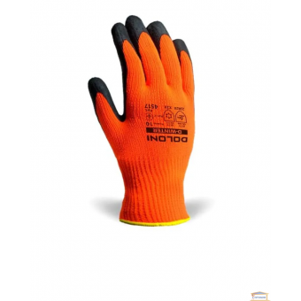 Изображение Перчатки с латексн. покр. зимние оранжевые 4517 купить в procom.ua