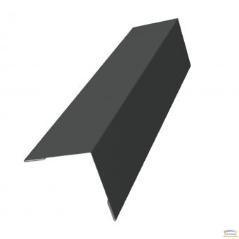 Зображення Планка зовнішнього кута 200*200 графіт матовий 7024 0,45мм 2м купити в procom.ua