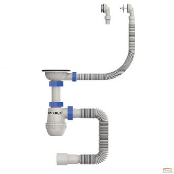 Изображение Сифон для кухни MIXXSUS SK-07-A 3 1/2 40 для гранитной мойки купить в procom.ua