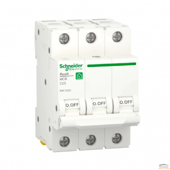 Изображение Автоматический выключател 3-25А Schneider RESI 9 (Болгария) купить в procom.ua