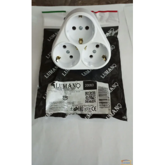 Изображение Тройник  Цветок с з/з 16 А 20090 купить в procom.ua