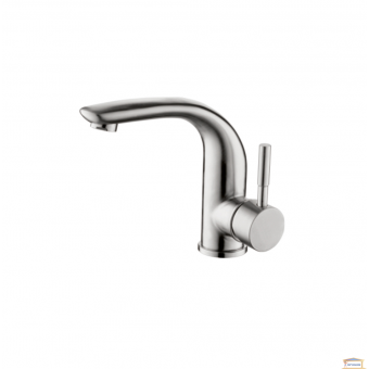 Изображение Смеситель для умывальника LEDEME LM 71205 нержав. купить в procom.ua