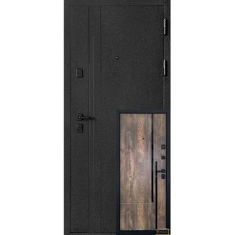 Зображення Двері метал. БЦ Термос-Санжийка чорний/спил конья 860 Права купити в procom.ua