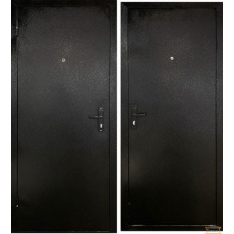 Изображение Дверь метал. ПС 50 860мм Техно серая темная левая купить в procom.ua