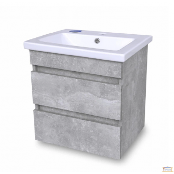 Изображение Тумба с умывальником Como 50 т - 22 Бетон купить в procom.ua