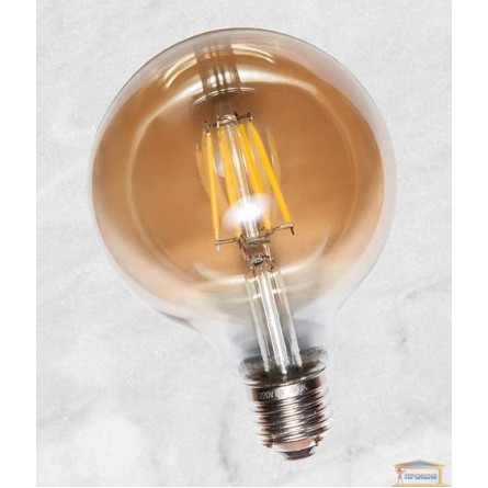 Изображение Лампа Эдисона G95 LED c сапфировой нитью 4W Amber 2700K купить в procom.ua - изображение 1