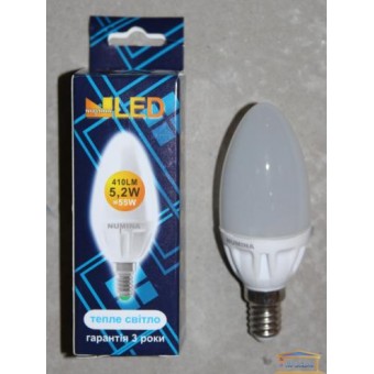 Зображення Лампа світлодіодна SL G45 5,2W E14 3000K купити в procom.ua