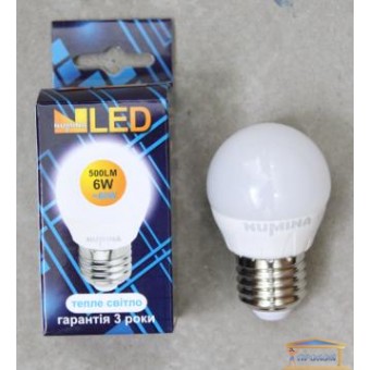 Изображение Лампа светодиодная YY G45 6w E27 3000K купить в procom.ua