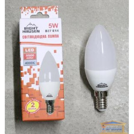 Зображення Лампа LED Right Hausen CB 5w E14 4000К (HN-154010) купити в procom.ua - зображення 1