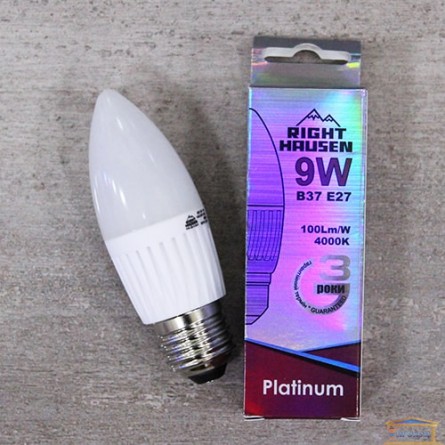 Изображение Лампа LED Right Hausen Platinum B-37 9w E27 4000К HN-284040 купить в procom.ua - изображение 2
