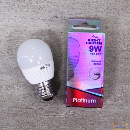 Изображение Лампа LED Right Hausen Platinum G-45 9w E27 4000К HN-285040 купить в procom.ua - изображение 1