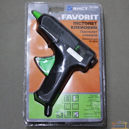 Изображение Пистолет электрический для клея 11мм 40 Вт (12-100) купить в procom.ua - изображение 1