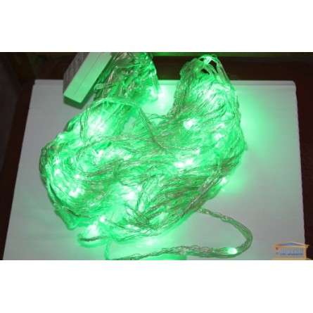 Зображення Гірлянда діодна LED нитка прозорий різнокольоровий кабель 100 ламп купити в procom.ua - зображення 1