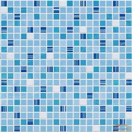 Зображення ПВХ панель Мозаїка Кава синій 956 * 480мм купити в procom.ua - зображення 3