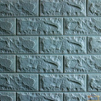 Зображення Панель стінова 3D 700*770*7мм Бірюзова (цегла) купити в procom.ua