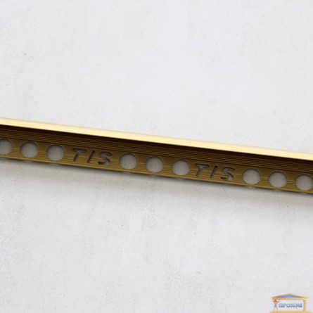 Изображение Профиль наружный алюминиевый для плитки золото 2,7м 12мм купить в procom.ua - изображение 1