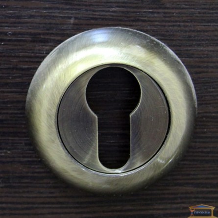 Изображение Накладка ключ-ключ (AB) ант.бронза (круг) купить в procom.ua - изображение 1