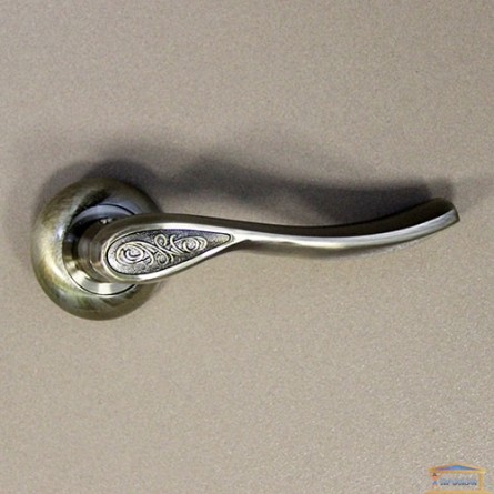 Изображение Ручка для межкомнатной двери Lira AB бронза (цинк) купить в procom.ua - изображение 1