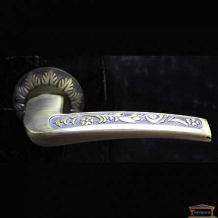 Изображение Ручка дверная Manera LZF-0155 SAB матовая античная бронза купить в procom.ua - изображение 1