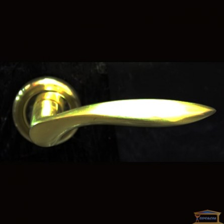 Зображення Дверна ручка Manera AL-0027 SB матова латунь купити в procom.ua - зображення 1