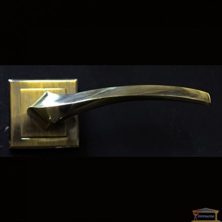 Изображение Ручка дверная Manera AL-0608 (AB) античная бронза купить в procom.ua - изображение 1