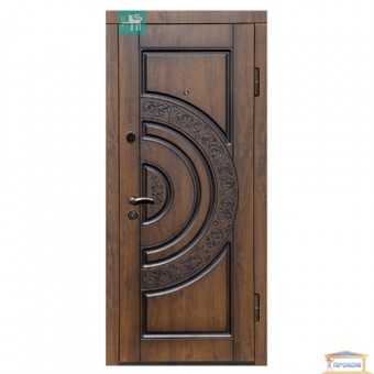 Изображение Дверь входная металлическая ПВ 82 прав. 860 мм дуб тем.патин купить в procom.ua