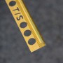 Изображение Профиль наружный алюминиевый для плитки золото 2,7м купить в procom.ua - изображение 2