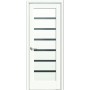 Изображение Двери межкомнатные ПВХ Линея белый матовый стекло BLK купить в procom.ua - изображение 2