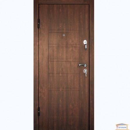 Изображение Дверь метал. ПБ 206 левая 860 мм орех БЦ купить в procom.ua - изображение 1