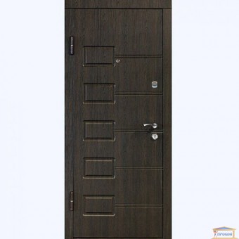 Зображення Двері метал. ПБ 21 ліва 860 мм венге структ. купити в procom.ua