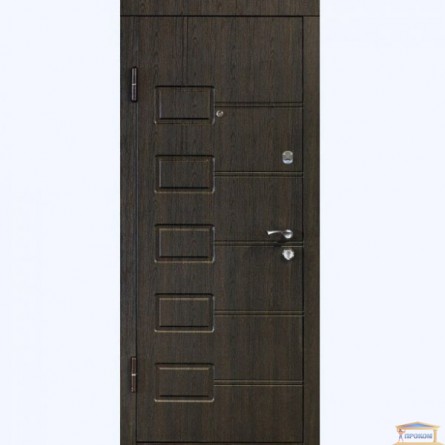 Изображение Дверь метал. ПБ 21 левая 860 мм венге структ. купить в procom.ua - изображение 1