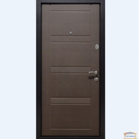 Зображення Двері метал. ПО 29 права 860мм венге горизонт сірий купити в procom.ua - зображення 6