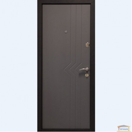 Зображення Двері метал. ПО 97 права 860мм софт сірий темний купити в procom.ua - зображення 4